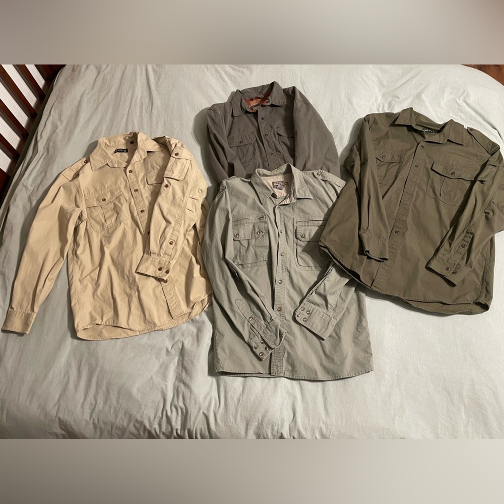 Set of 4 Bush Button-Ups